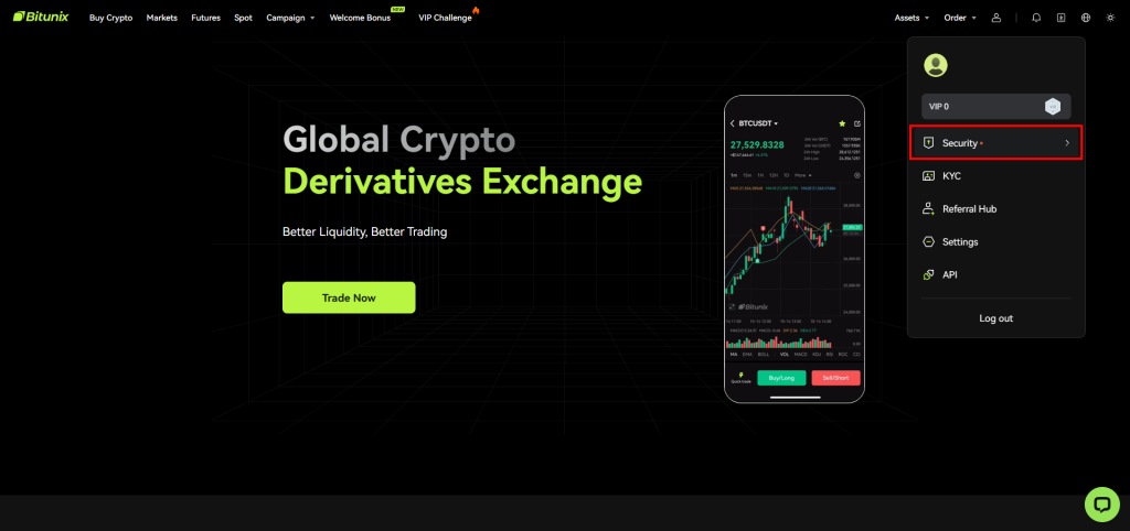 Google Authenticator در صرافی بیت یونیکس