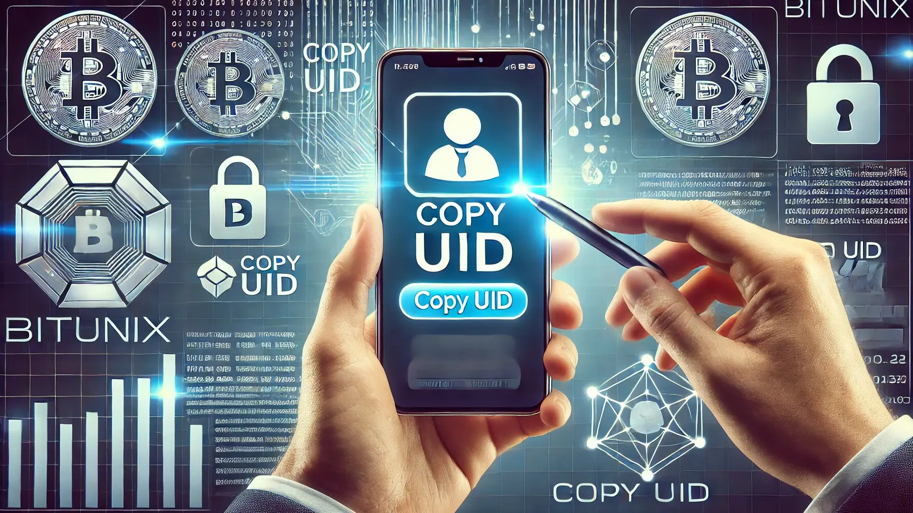 کپی و استفاده از UID در صرافی بیت یونیکس Bitunix