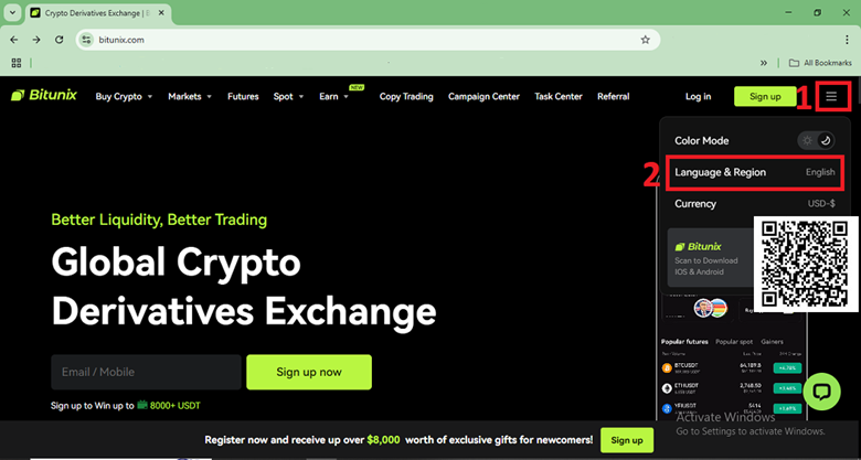 آموزش فارسی‌کردن صرافی بیت یونیکس