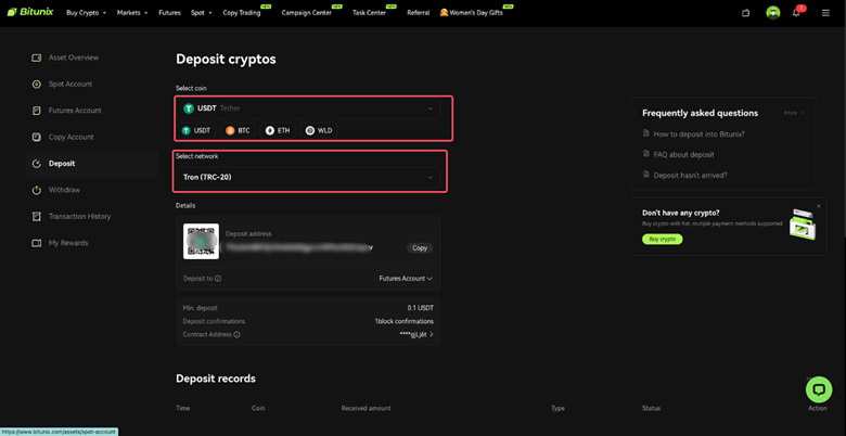 نحوه واریز وجه به حساب بیت یونیکس
