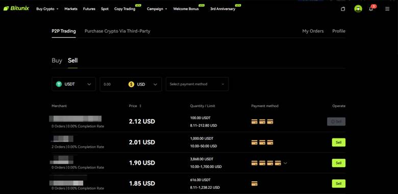 انجام معاملات P2P در بیت یونیکس